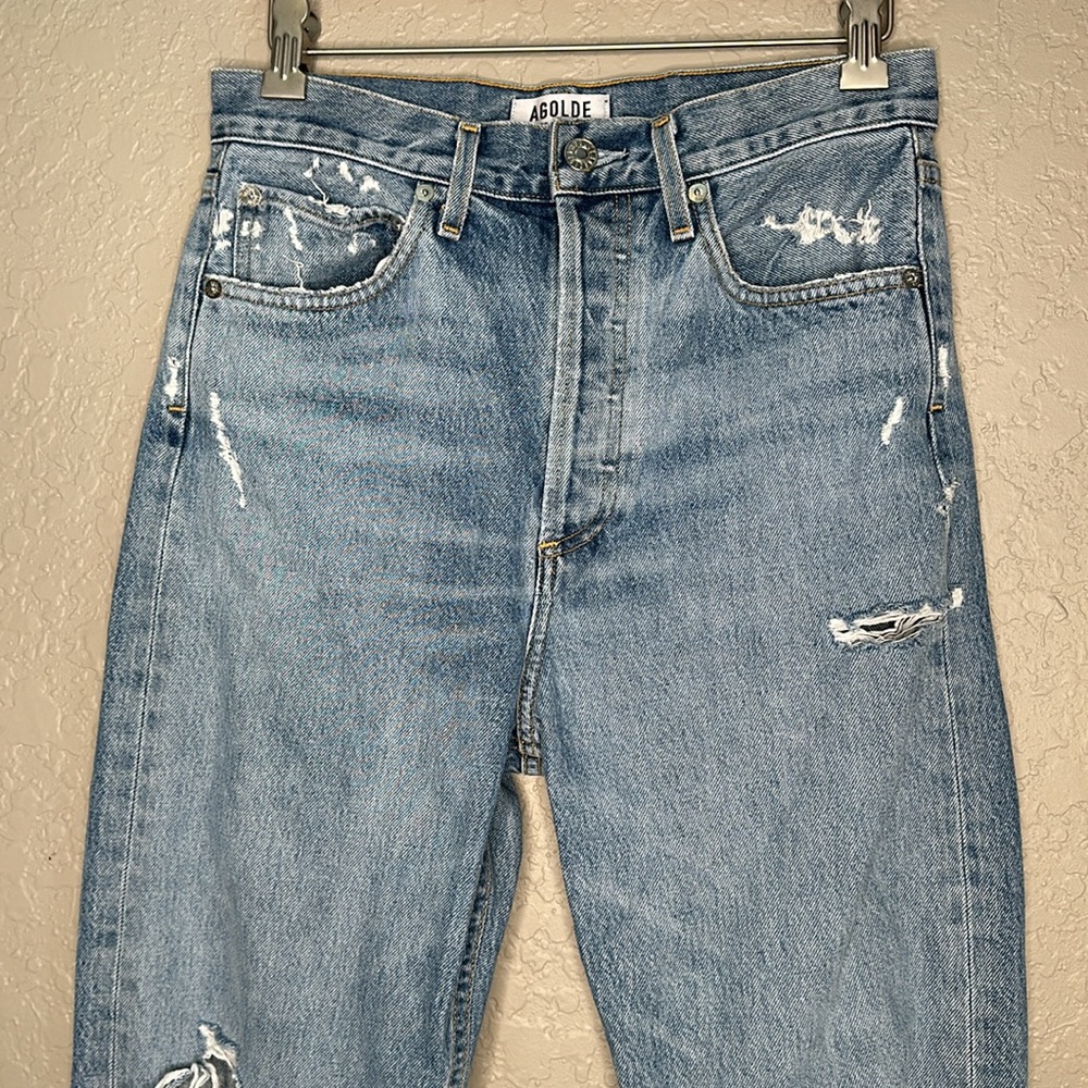 90s Mid Rise Straight Fit Jeans Color: Fall Out - Picture 7 of 14